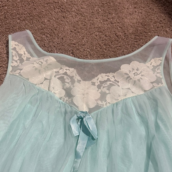 Elegant Blue Lace Lingerie - Picture 4 of 5